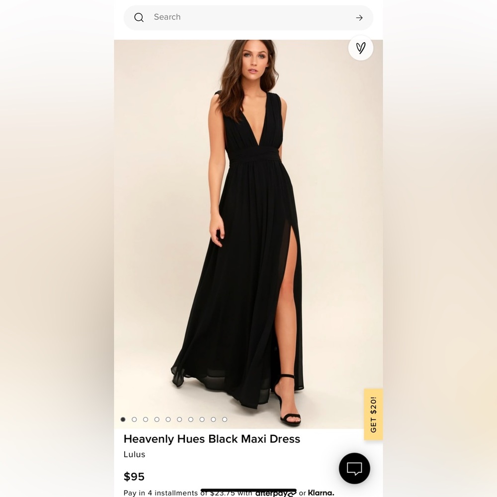 Black Lulu’s Gown size L